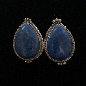 Lapis Lazuli & Sterling Silver Earrings